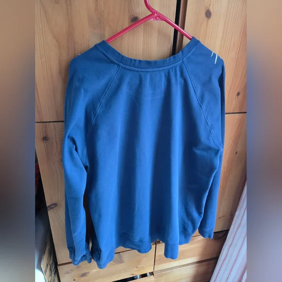 Johnny Was LA Women's Navy Blue Floral Embroidered Sweatshirt Size XL - Picture 5 of 7